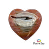 Carnelian Druzy Heart