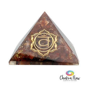 Carnelian Orgonite Pyramid