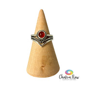 Carnelian Sterling Silver Ring