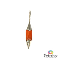 Carnelian Sterling Silver Pendant