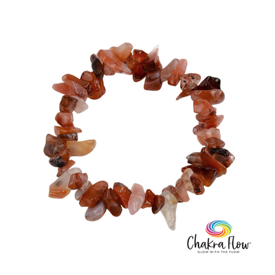 Carnelian Chip Bracelet