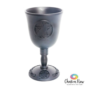 Cast Iron Chalice Pentacle Raven