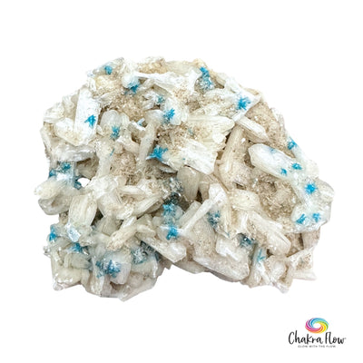 Cavansite on Stilbite 