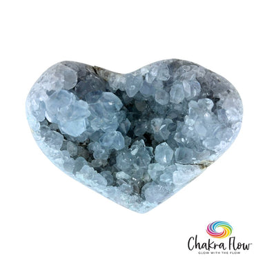 Celestite Heart Cluster