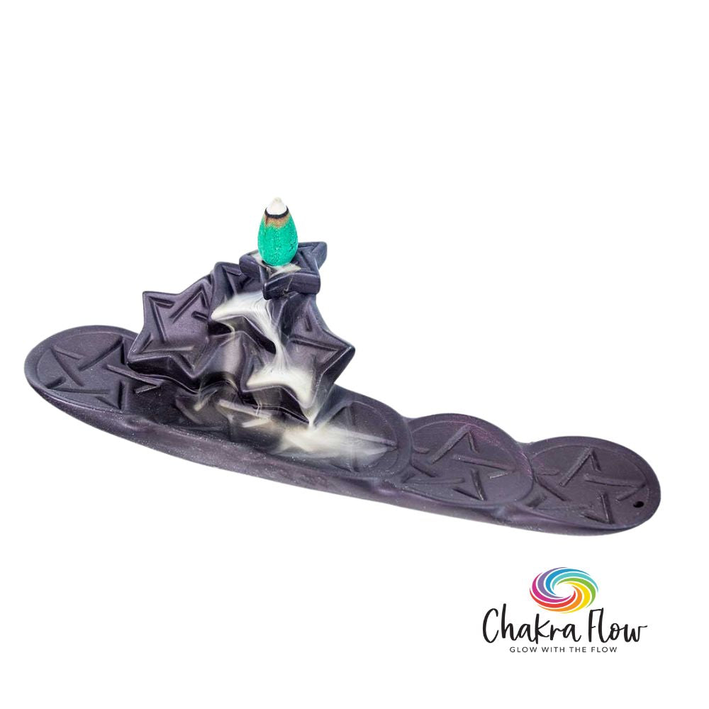 Ceramic Backflow Incense Burner - Cascades Pentacles