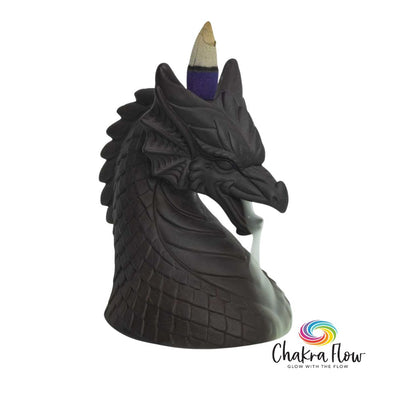 Ceramic Backflow Incense Burner - Dragon's Head