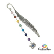Chakra Feather & Butterfly Bookmark
