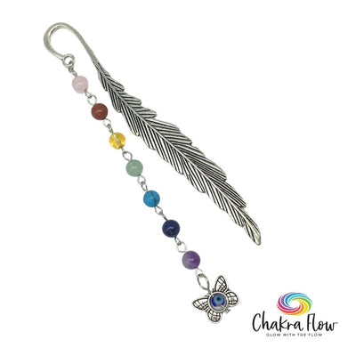 Chakra Feather & Butterfly Bookmark