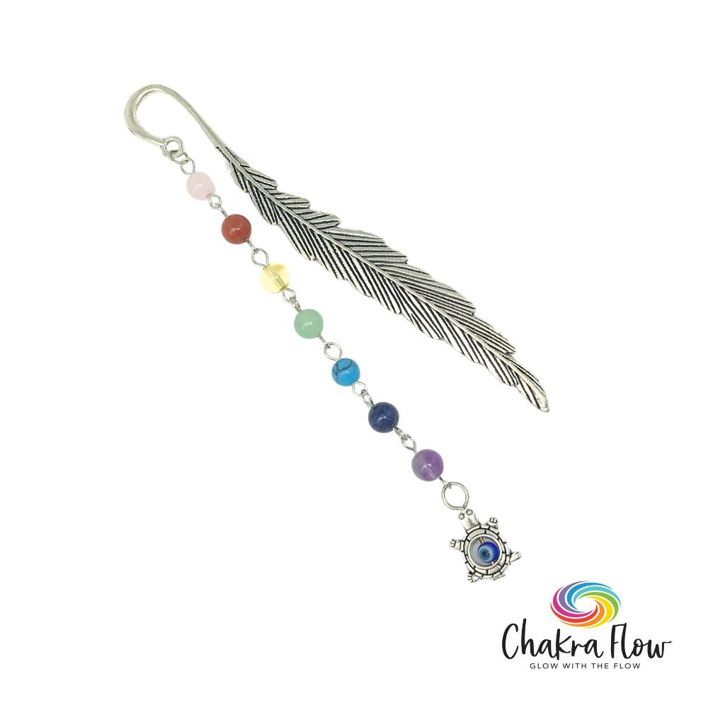 Chakra Feather & Turtle Bookmark