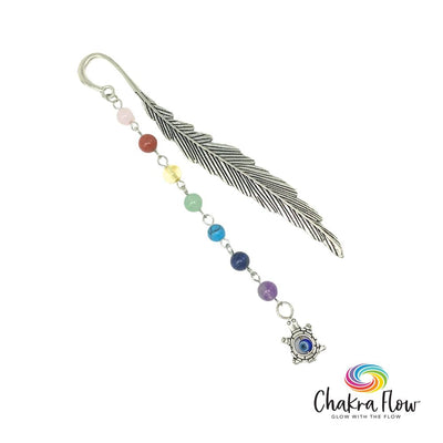 Chakra Feather & Turtle Bookmark