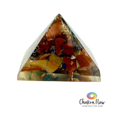Chakra Mini Orgone Pyramid
