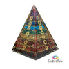 Chakra Symbols Orgone Pyramid