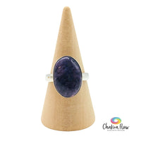 Charoite Sterling Silver Ring Size 7