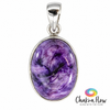 Charoite Sterling Silver Pendant