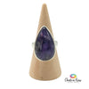 Charoite Sterling Silver Ring Size 5.5