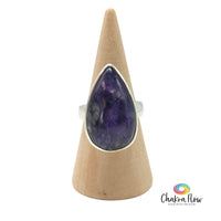 Charoite Sterling Silver Ring Size 5.5