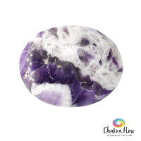 Chevron Amethyst Palm Stone