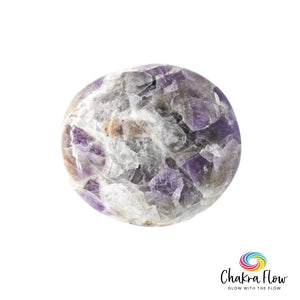 Chevron Amethyst Palm Stone