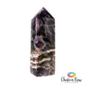 Chevron Amethyst Obelisk