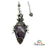 Chevron Amethyst Ornate Pendulum