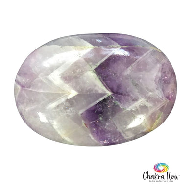 Chevron Amethyst Palm Stone