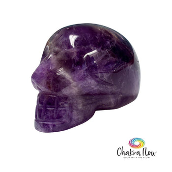 Chevron Amethyst Skull