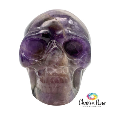 Chevron Amethyst Skull