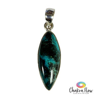 Chrysocolla Sterling Silver Pendant