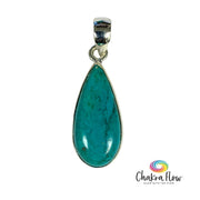 Chrysocolla Sterling Silver Pendant