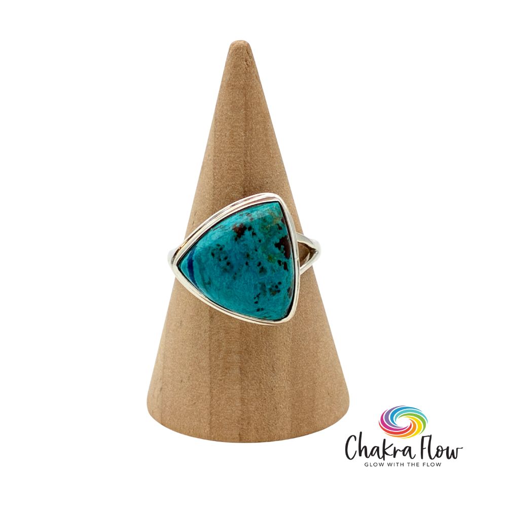 Chrysocolla Sterling Silver Ring