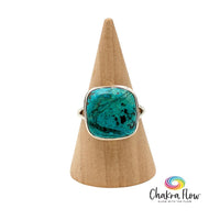Chrysocolla Sterling Silver Ring 