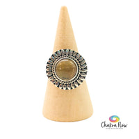 Citrine Sterling Silver Ring Size 6