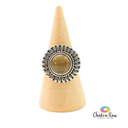 Citrine Sterling Silver Ring Size 6