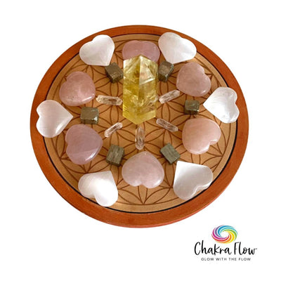 Clear Quartz Crystal Points Sets for Grids