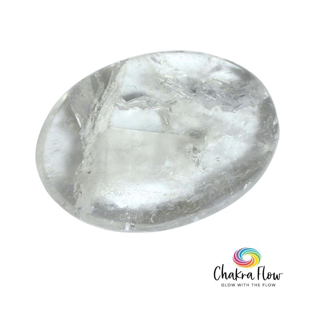 Clear Quartz Palm Stone