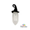 Clear Quartz Witch Hat Pendant