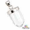 Clear Quartz Sterling Silver Pendant
