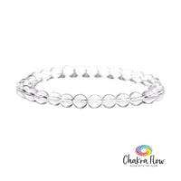 Clear Quartz Bracelet 6mm