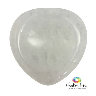 Clear Quartz Heart Shaped Gratitude Stone
