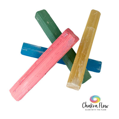 Coloured Selenite Rods