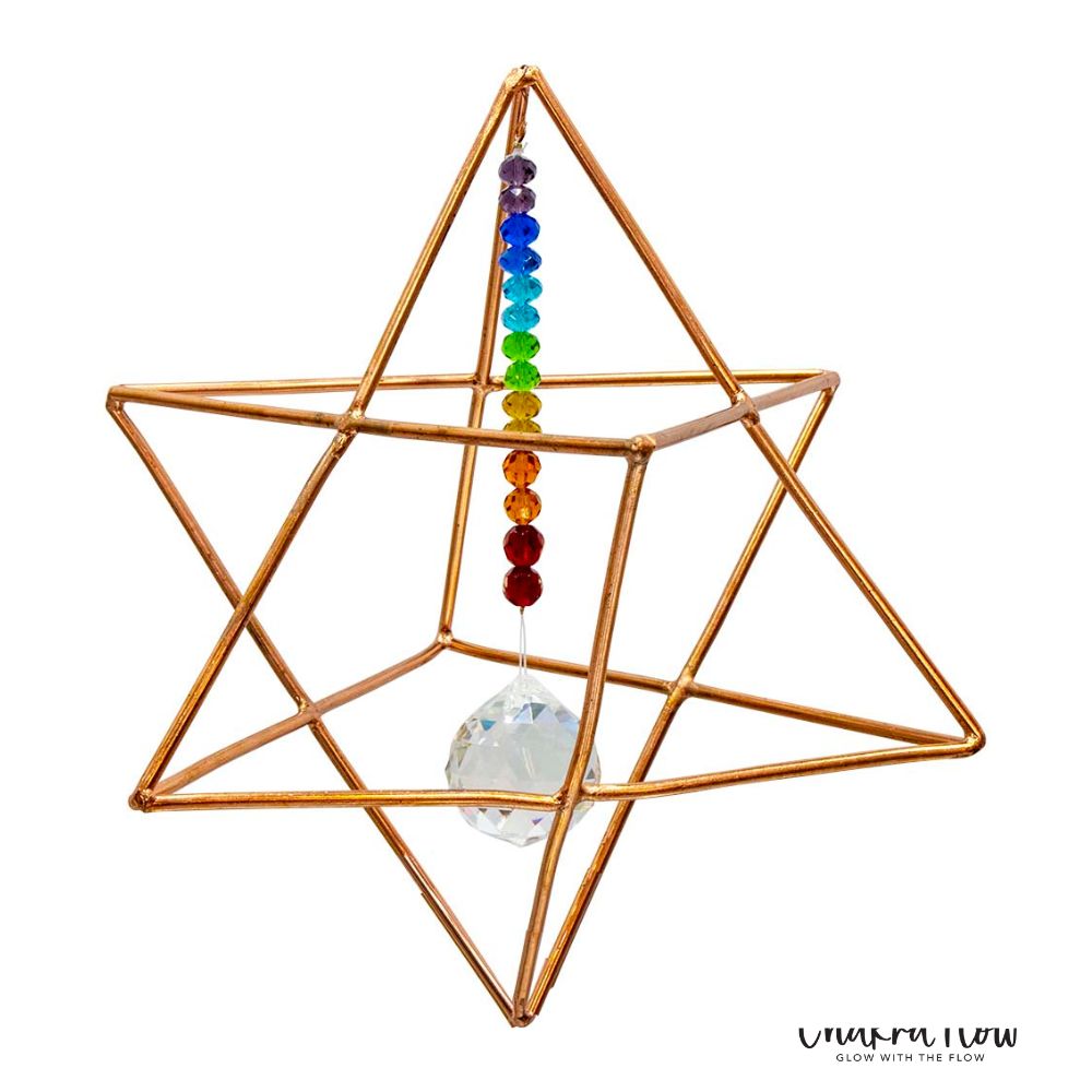 Copper Energizing Merkaba with Prism