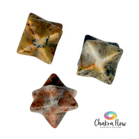 Crazy Lace Agate Merkaba
