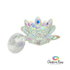Crystal Lotus Dish With Lid