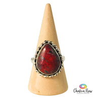 Cuprite Sterling Silver Ring Size 8