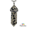Dalmatian Jasper Double Terminated Pendant