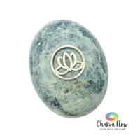 Dark Green Aventurine Palm Stone