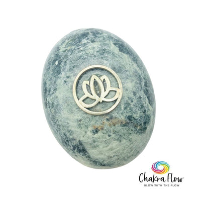 Dark Green Aventurine Palm Stone