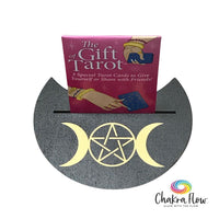 Dark Wood Single Tarot Card Display