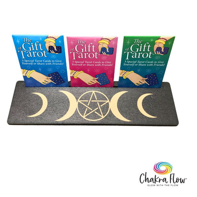 Dark Wood Tarot Cards Stand