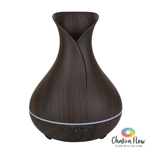 Dark Wood Vase Aroma Diffuser